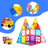 PicassoTiles | Magnetic Tile Building Set, 61 pieces