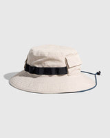Organic Bucket Stash Hat: Bone