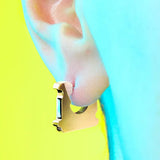 Mini Bread Tab Earring