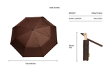 Duckhead Umbrella | Espresso Brown