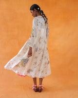 Canary Block Printed Dress
