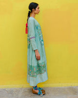 Peony Jamdani Dress