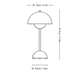 Flowerpot VP9 LED Portable Lamp - Matte White