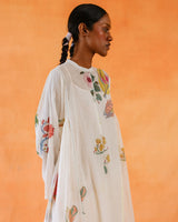Nightjar Block-Printed Dress