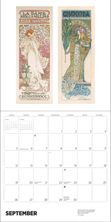 Alphonse Mucha 2027 Wall Calendar