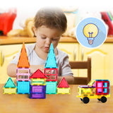 PicassoTiles | Magnetic Tile Building Set, 61 pieces