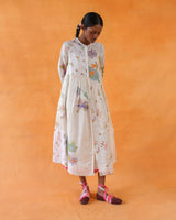 Canary Block Printed Dress