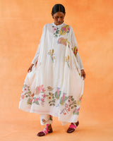 Nightjar Block-Printed Dress