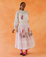 Horned Block-Printed Shirt