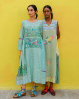 Peony Jamdani Dress
