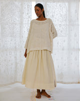 Louro Chikankari Top