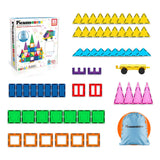 PicassoTiles | Magnetic Tile Building Set, 61 pieces