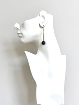 Geometric Earrings | Navy Blue