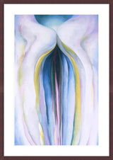 Framed Print | Georgia O'Keeffe "Grey Lines with Black, Blue, and Yellow"