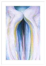 Framed Print | Georgia O'Keeffe "Grey Lines with Black, Blue, and Yellow"