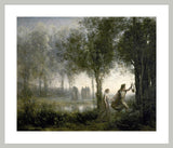 Framed Print | Jean-Baptiste-Camille Corot "Orpheus Leading Eurydice from the Underworld"