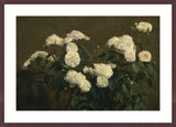 Framed Print | Henri Fantin-Latour "Still Life of White Roses"