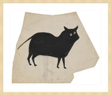 Framed Print | Bill Traylor "Two-Eyed Cat House Poster"