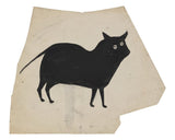 Framed Print | Bill Traylor "Two-Eyed Cat House Poster"
