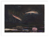 Framed Print | Winslow Homer "Leaping Trout"