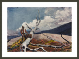 Framed Print | Winslow Homer "Woodsman and Fallen Tree"