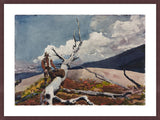 Framed Print | Winslow Homer "Woodsman and Fallen Tree"