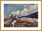 Framed Print | Winslow Homer "Woodsman and Fallen Tree"