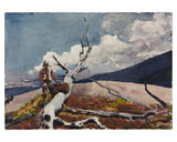 Framed Print | Winslow Homer "Woodsman and Fallen Tree"