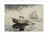 Framed Print | Winslow Homer "Two Boys Rowing"