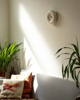 Clock "Holly" in Gloss Bone