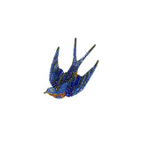 Singing Swallow Brooch Pin