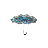Reverse Close Stick Umbrella | "The House at Giverny Viewed From Rose Garden" by Monet