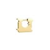 Mini Bread Tab Earring