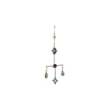 Scott Blue Single Earring