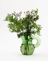 Glass Jug "Emily" in Emerald