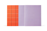 Uma Large Notebook - Orange Check (Ruled Sheets)