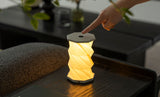 Mini Twist Hexagon Light | Lunar White