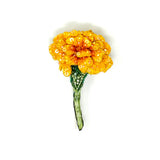 Vintage Marigold Brooch Pin