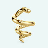 Corkscrew Earring | Gold