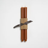 Fluted Church Tapers 12" - Set of 2