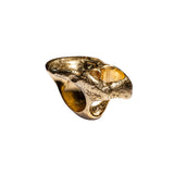 Adder Stone Ring Brass, Large