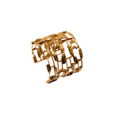Alata Structure Cuff Brass, Large