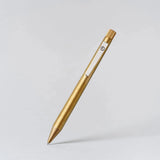 Lazlo | Brass Ballpoint Pen & Drop Stand