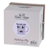 Fly Fishing Enamelware Mug