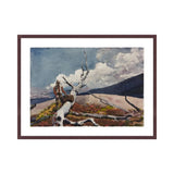 Framed Print | Winslow Homer "Woodsman and Fallen Tree"