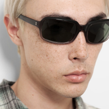 Cosmos in Grey Gradient Acetate with Green Lenses
