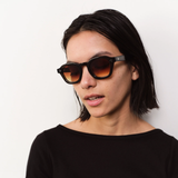 Logos in Umber Acetate with Gradient Amber Lenses