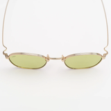Osiris in Gold Titanium with Light Green Lenses