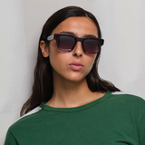 Nebula in Dark Havana Acetate with Sunset Gradient Lenses