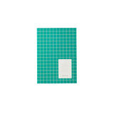 Vita Medium Notebook - Green Grid (Ruled Sheets)